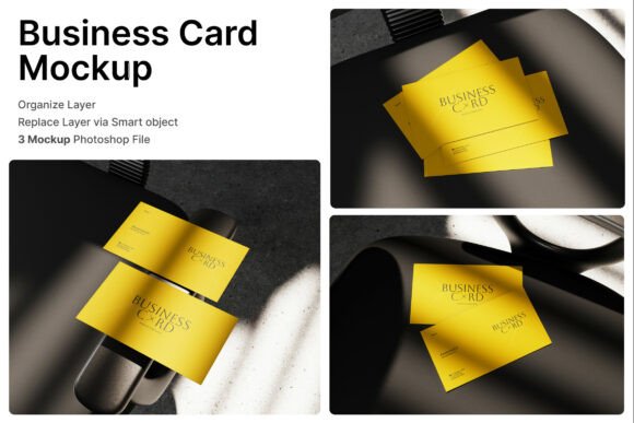 Elevating Brand Identity with the Business Card Environment 3D Mockup