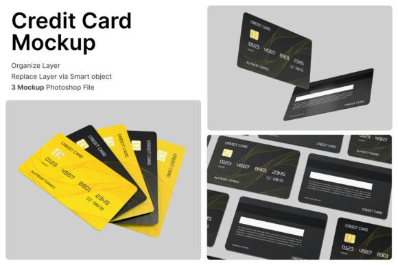 Elevating Financial Branding with a Professional Credit Card Mockup