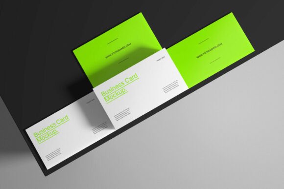 Evaluating the Business Card Display Mockup for Professional Branding