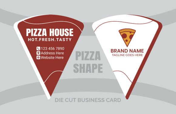 Evaluating the Impact of a Pizza Slice Shaped Business Card Design