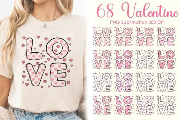 Evaluating the Love Mini Heart Valentine PNG Bundle for Professional Sublimation