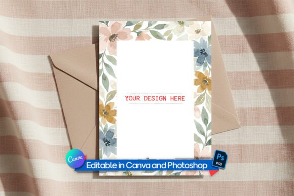 Evaluating the Professional A6 Greeting Card Mockup for Design Presentations