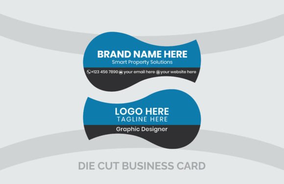 Make a Lasting Impression with a Creative Wave Shaped Business Card