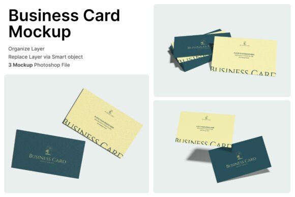Mastering Your Brand Presentation with a Professional Business Card 3D Mockup