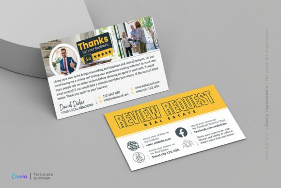 Mastering Your Reputation with a Strategic Real Estate Review Request Card Design