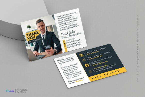 Maximizing Client Loyalty with a Strategic Real Estate Referral Request Review Card