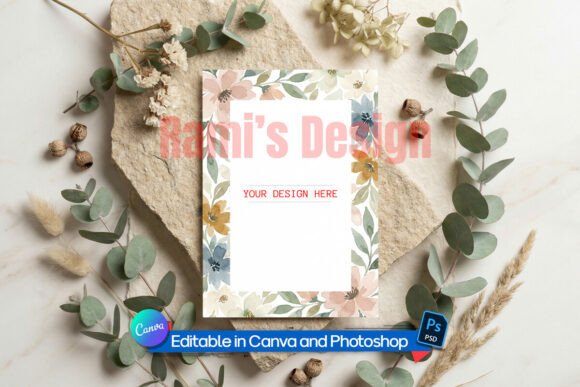 Professional 5x7 Card Mockup for Designers