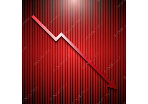 Red Arrow Falls: Visualizing Financial Market Crashes and Economic Recessions