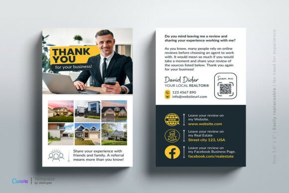 Referral Request Real Estate Review Card Strategy