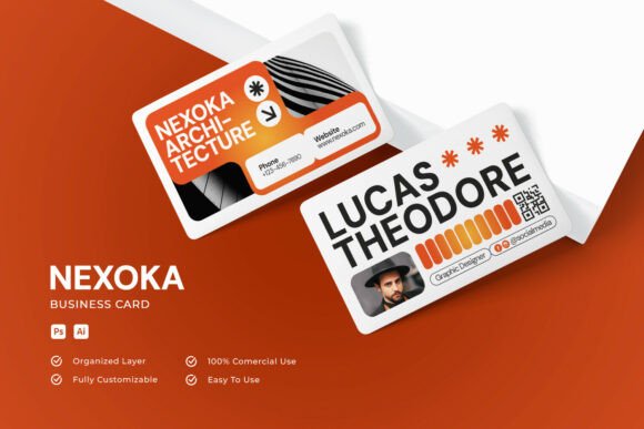 Strategic Brand Positioning with Nexoka - Business Card Templates