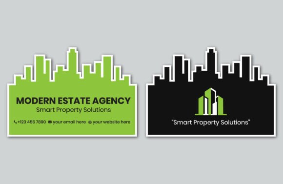 Strategic Brand Positioning with the City Skyline Business Card Template