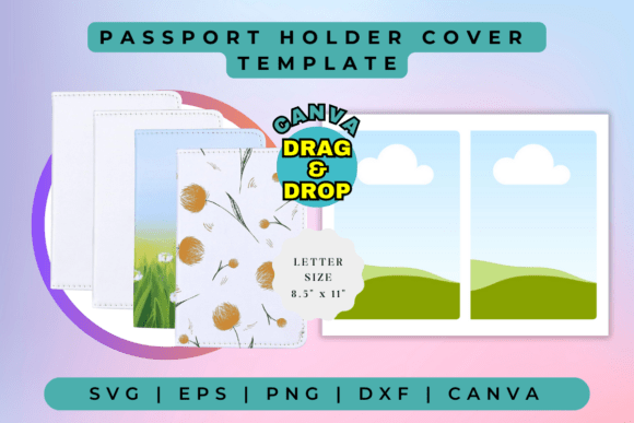 Strategic Design and Production with a Passport Holder Cover Template