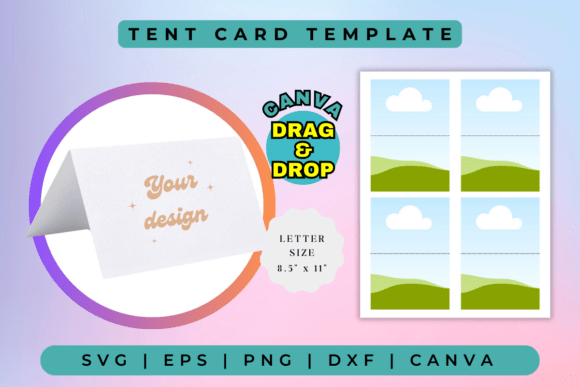 Tent Card Template: Instant Digital Design for Any Event