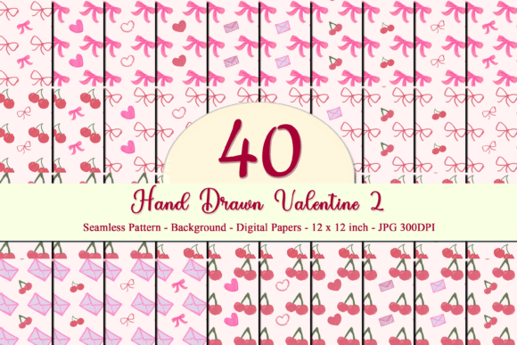 Unlocking Creativity with Hand Drawn Valentine Seamless Pattern 2